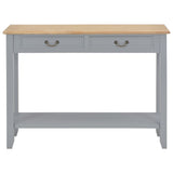 Table console Gris 110x35x80 cm Bois