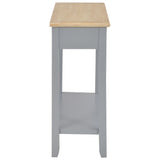 Console table Gray 110x35x80 cm Wood