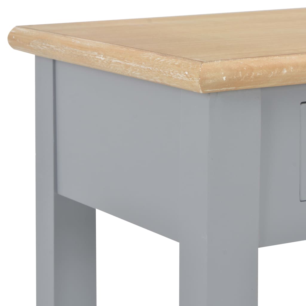 Console table Gray 110x35x80 cm Wood