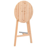 Table de bar pliable 78 cm Bois de sapin