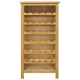 Range bouteille 56x32x110 cm Bois de chêne solide