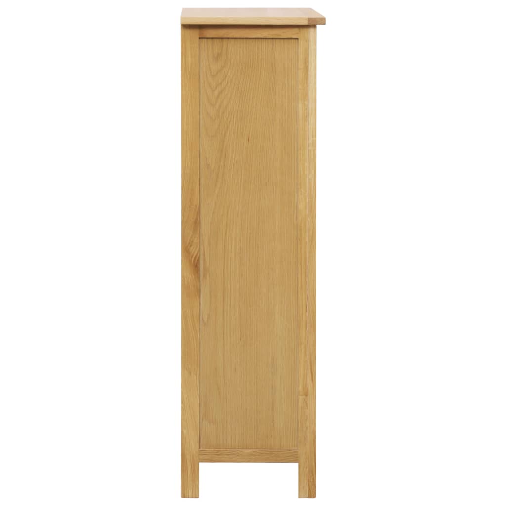 Range bouteille 56x32x110 cm Bois de chêne solide