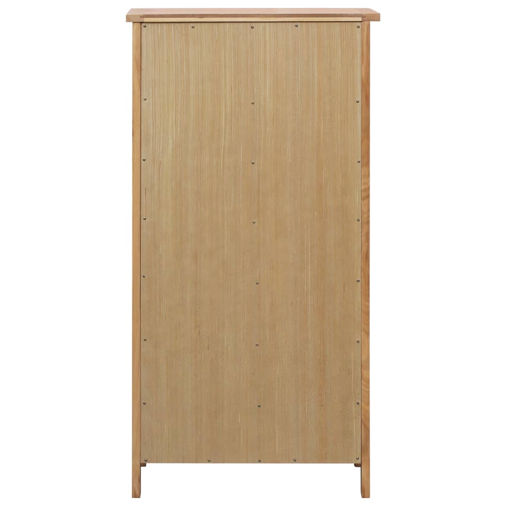 Range bouteille 56x32x110 cm Bois de chêne solide