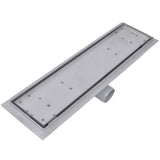 Drain de douche linéaire 2 pcs 530 x 140 mm Acier inoxydable