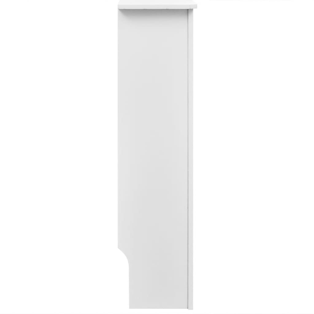 Cache-radiateurs 2 pcs blanc MDF 172 cm