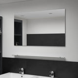 Miroir mural avec étagère 100x60 cm Verre trempé