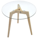 Ensemble de tables d'appoint 2 pcs Verre trempé