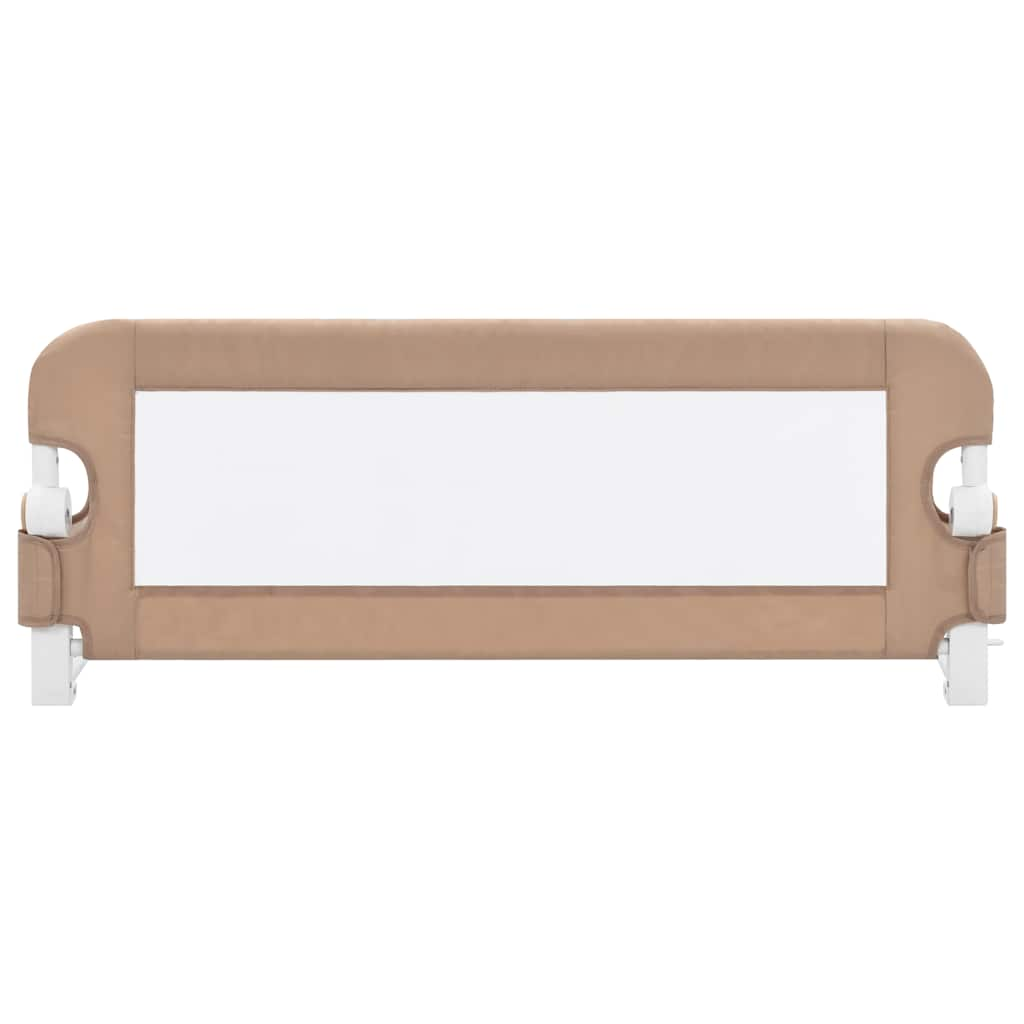 Barrière de lit enfant Taupe 102x42 cm Polyester