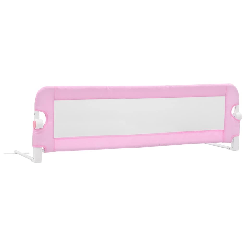 Child's bed safety barrier Pink 120x42 cm Polyester