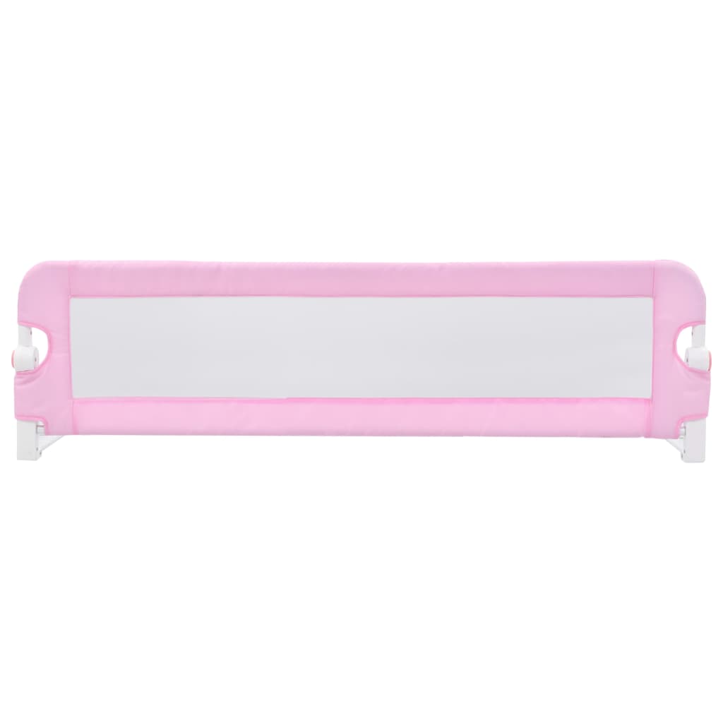 Child's bed safety barrier Pink 120x42 cm Polyester