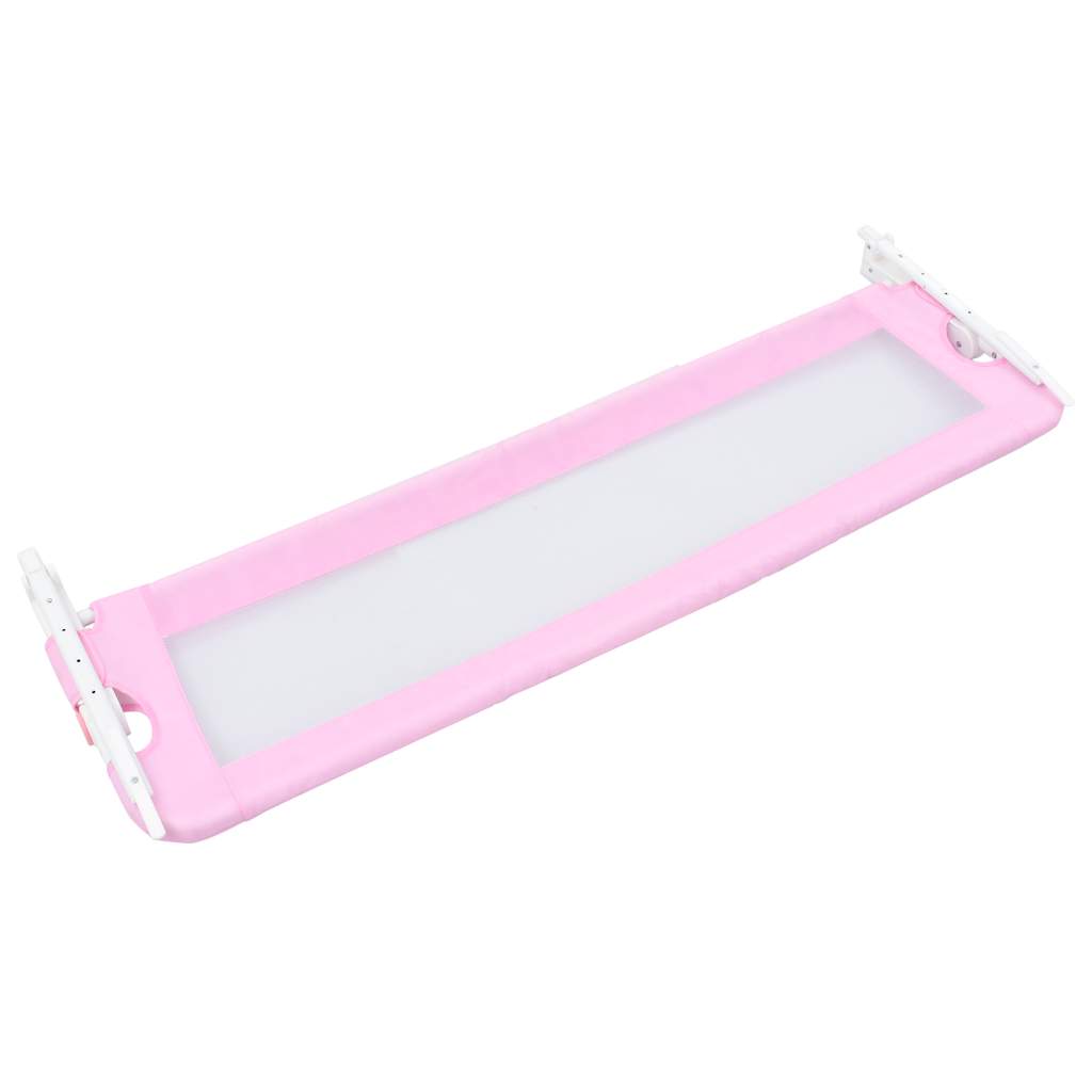 Child's bed safety barrier Pink 120x42 cm Polyester