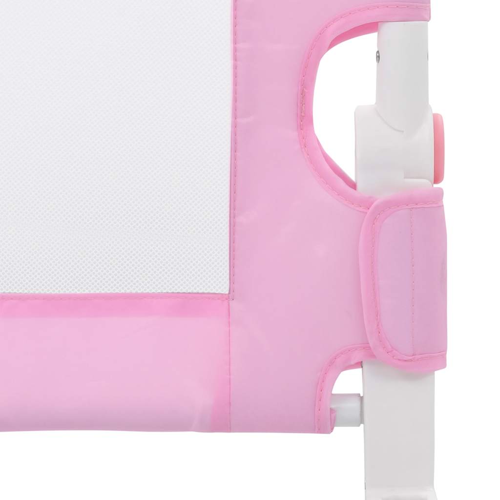 Child's bed safety barrier Pink 120x42 cm Polyester