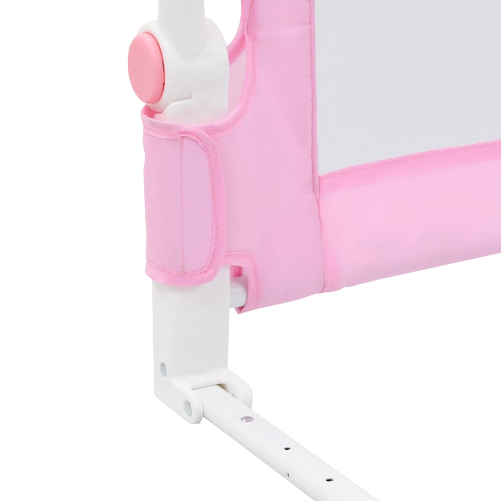 Child's bed safety barrier Pink 120x42 cm Polyester