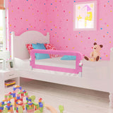 Child's bed safety barrier Pink 120x42 cm Polyester