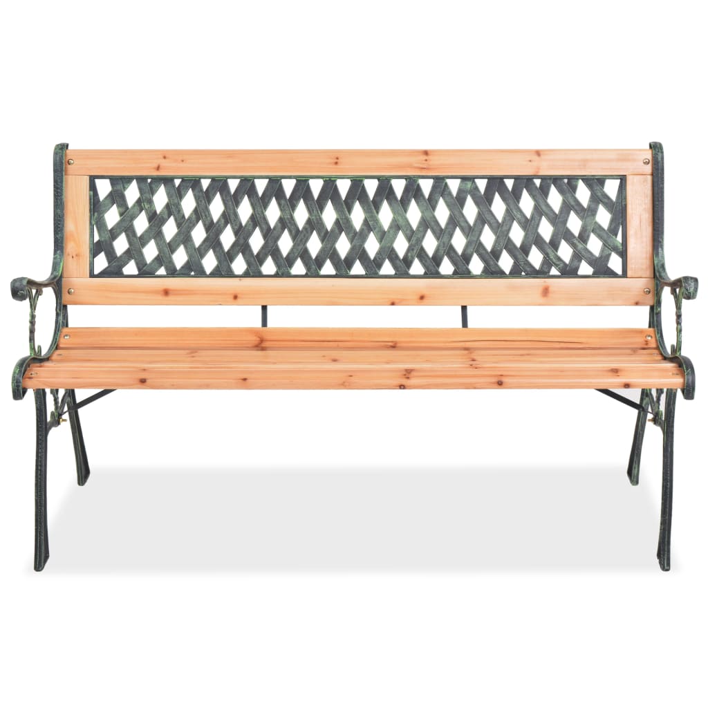 Banc de jardin 122 cm Bois