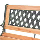 Banc de jardin 122 cm Bois