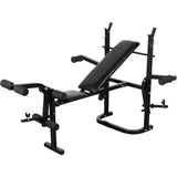 Black weight bench