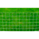 Galvanized steel mesh fence square 1x25 m silver