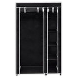 Garde-robe pliable Noir 110 x 45 x 175 cm