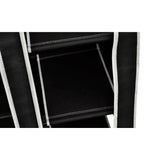 Fabric wardrobe 2 pcs Black