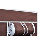 Garde-robe Tissu Marron