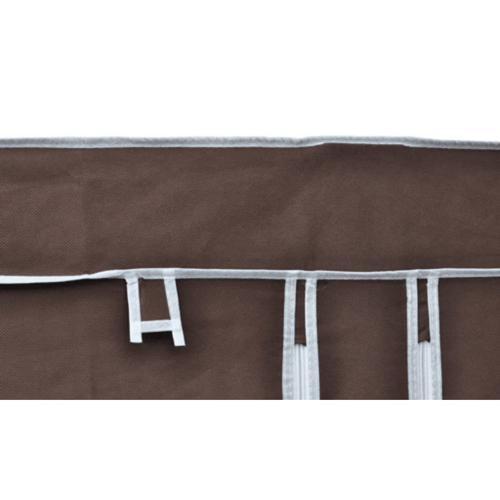 Garde-robe Tissu Marron