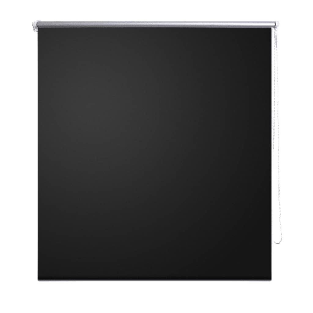 Verdunkelungsrollo 80 x 175 cm schwarz