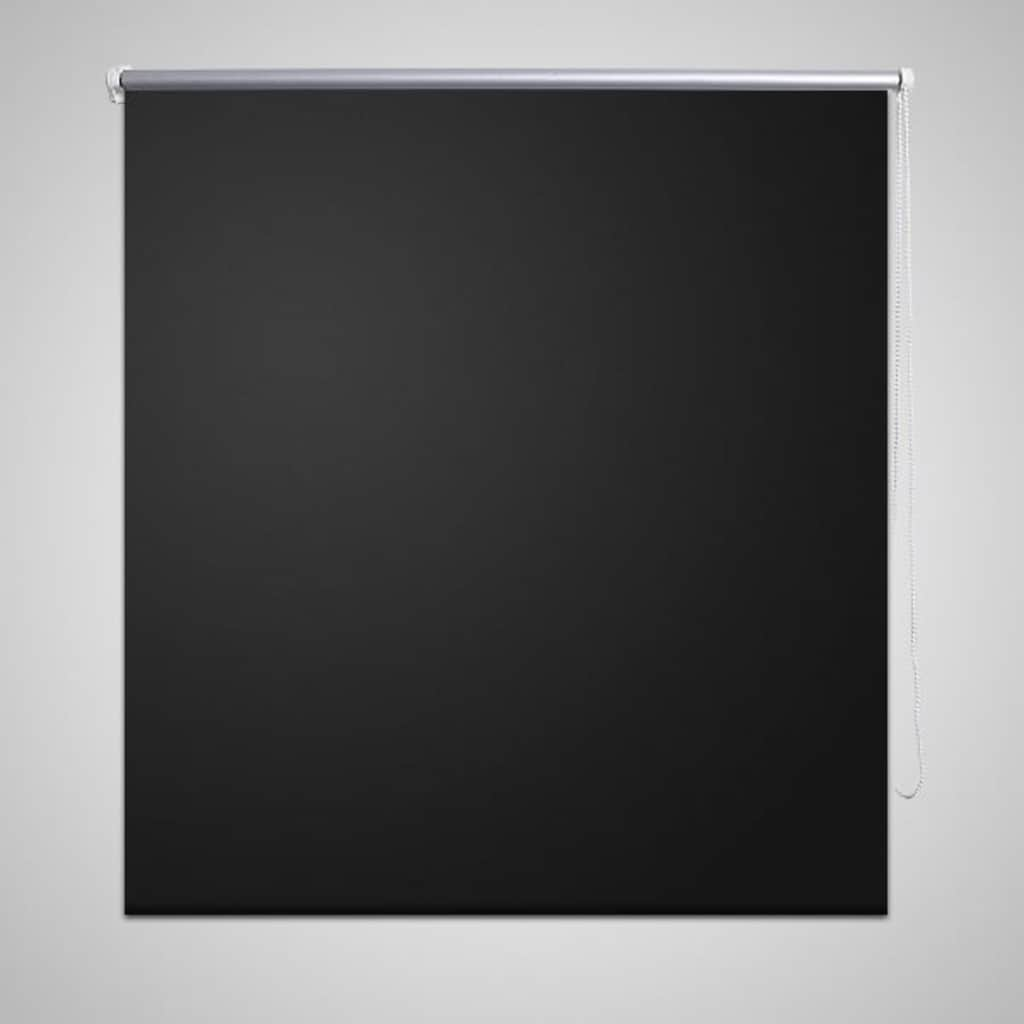 Verdunkelungsrollo 80 x 175 cm schwarz