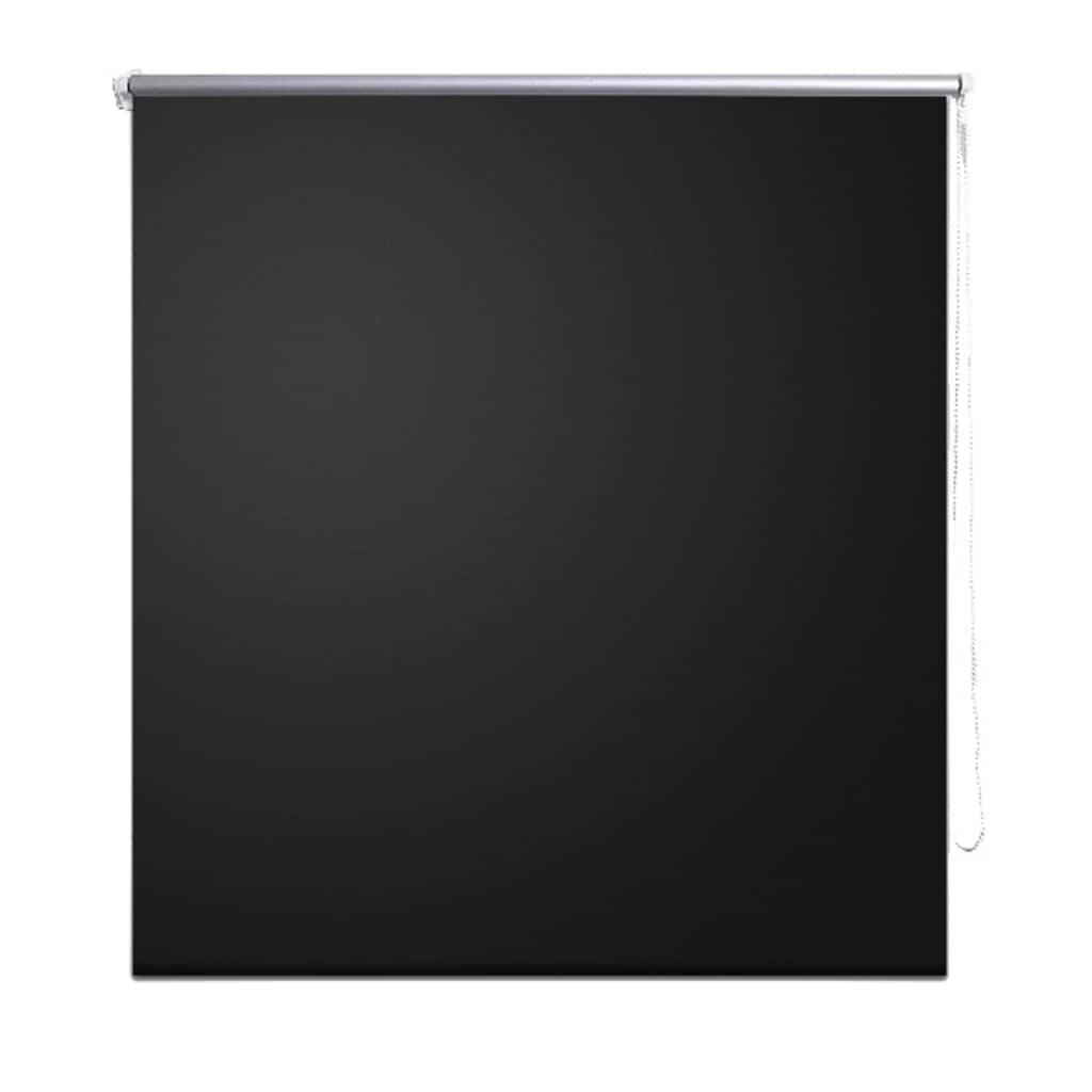 Verdunkelungsrollo 100 x 175 cm schwarz