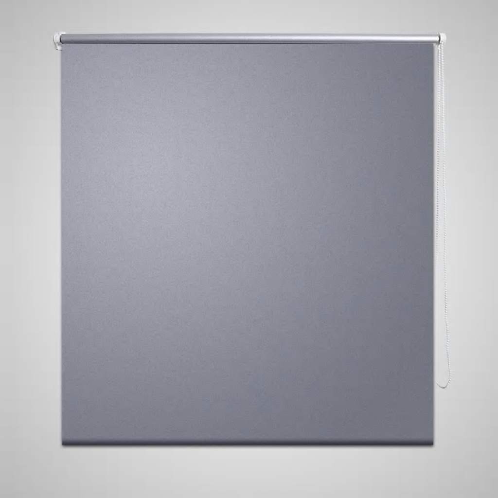 Blackout roller blind 120 x 175 cm grey