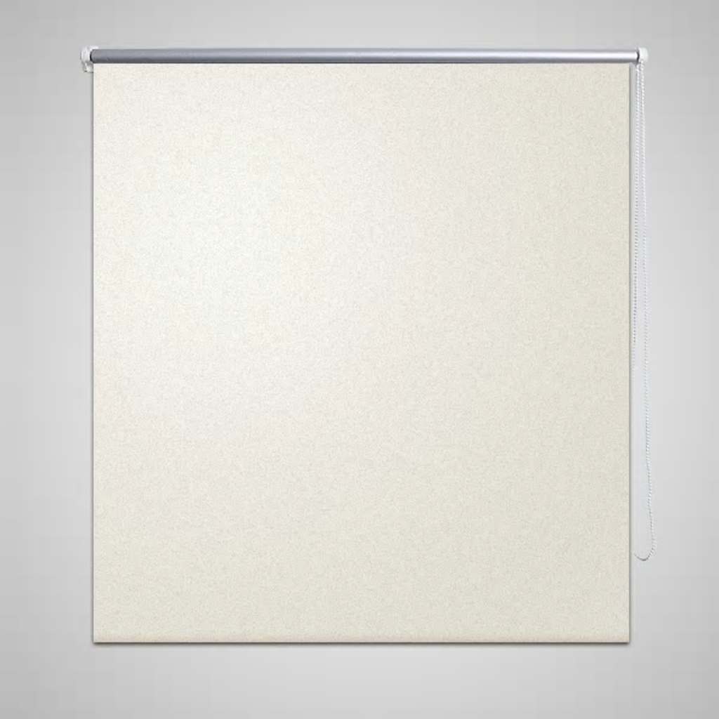 Verdunkelungsrollo 100 x 230 cm Creme