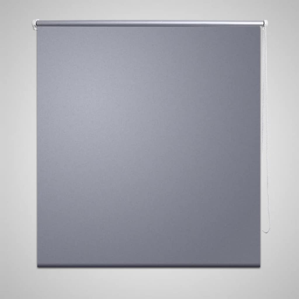 Verdunkelungsrollo 100 x 230 cm grau