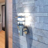 Lampe murale de patio Acier inoxydable