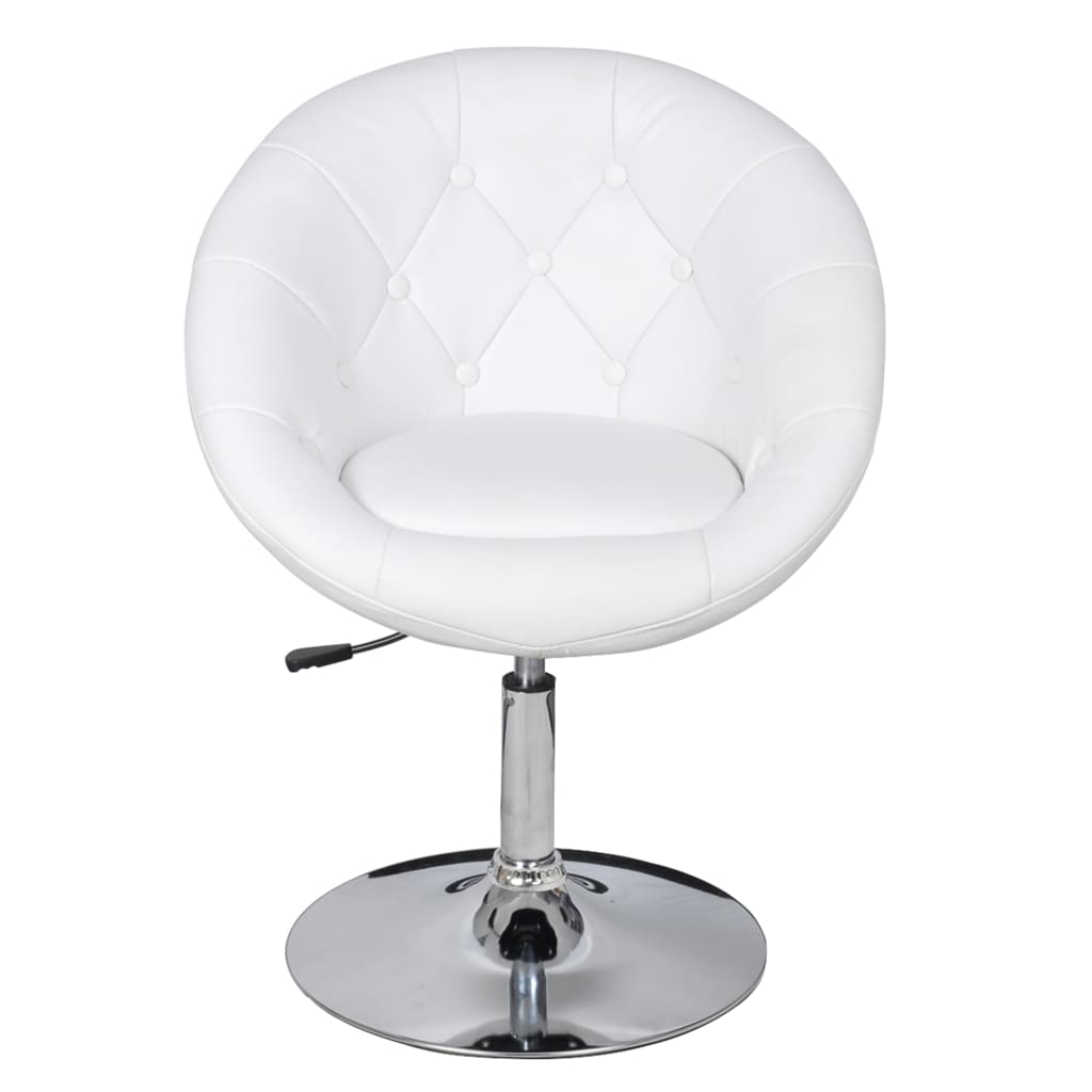 Tabouret de bar Blanc Similicuir