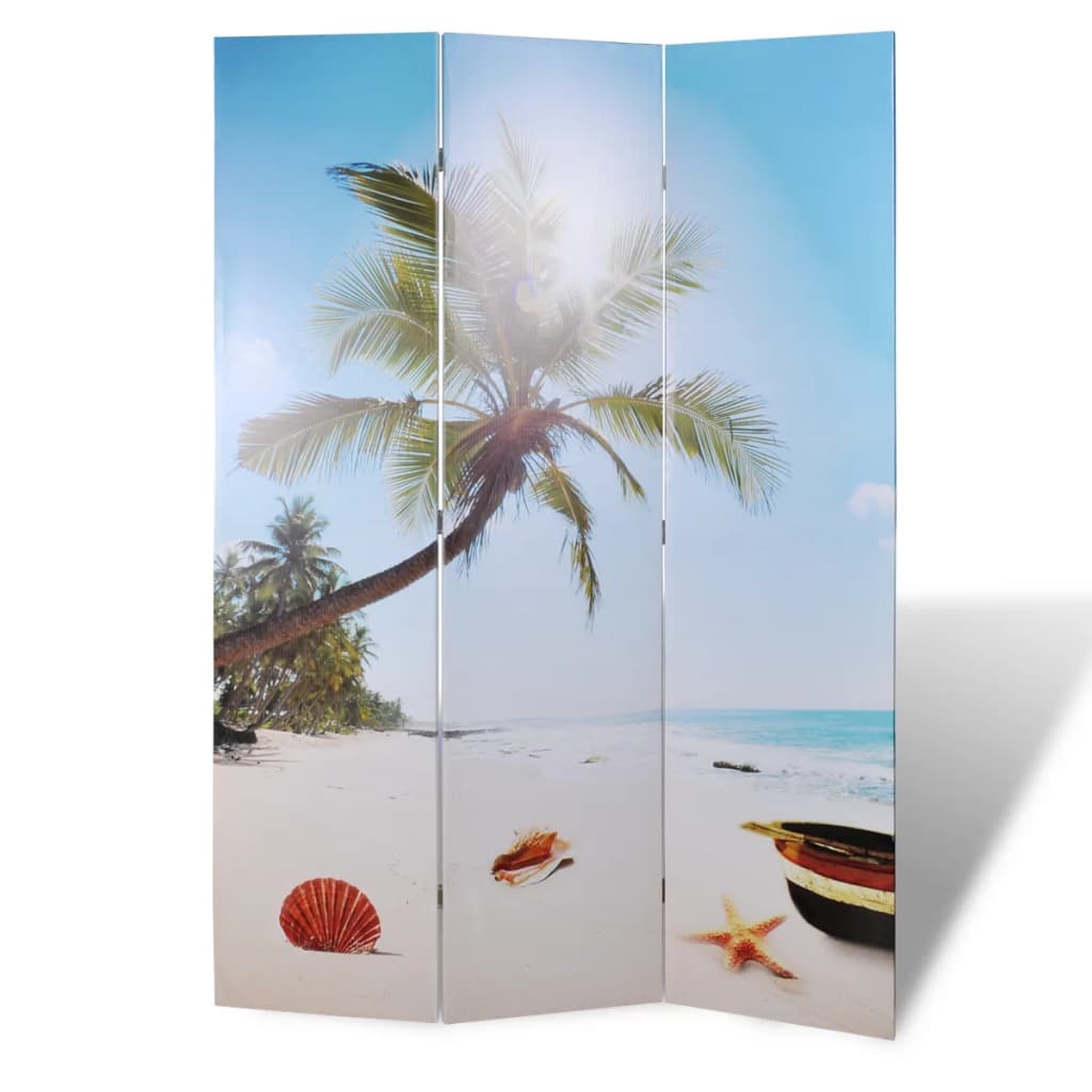 Cloison de séparation pliable 120 x 170 cm Plage