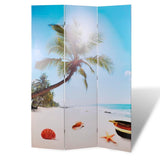 Cloison de séparation pliable 120 x 170 cm Plage