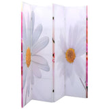 Cloison de séparation pliable 200 x 170 cm Fleur