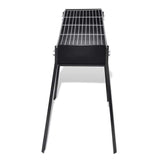 Support de barbecue au charbon de bois Carré 75x28 cm