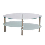 Table basse avec design exclusif Blanc