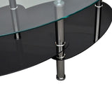 Table basse avec design exclusif Noir