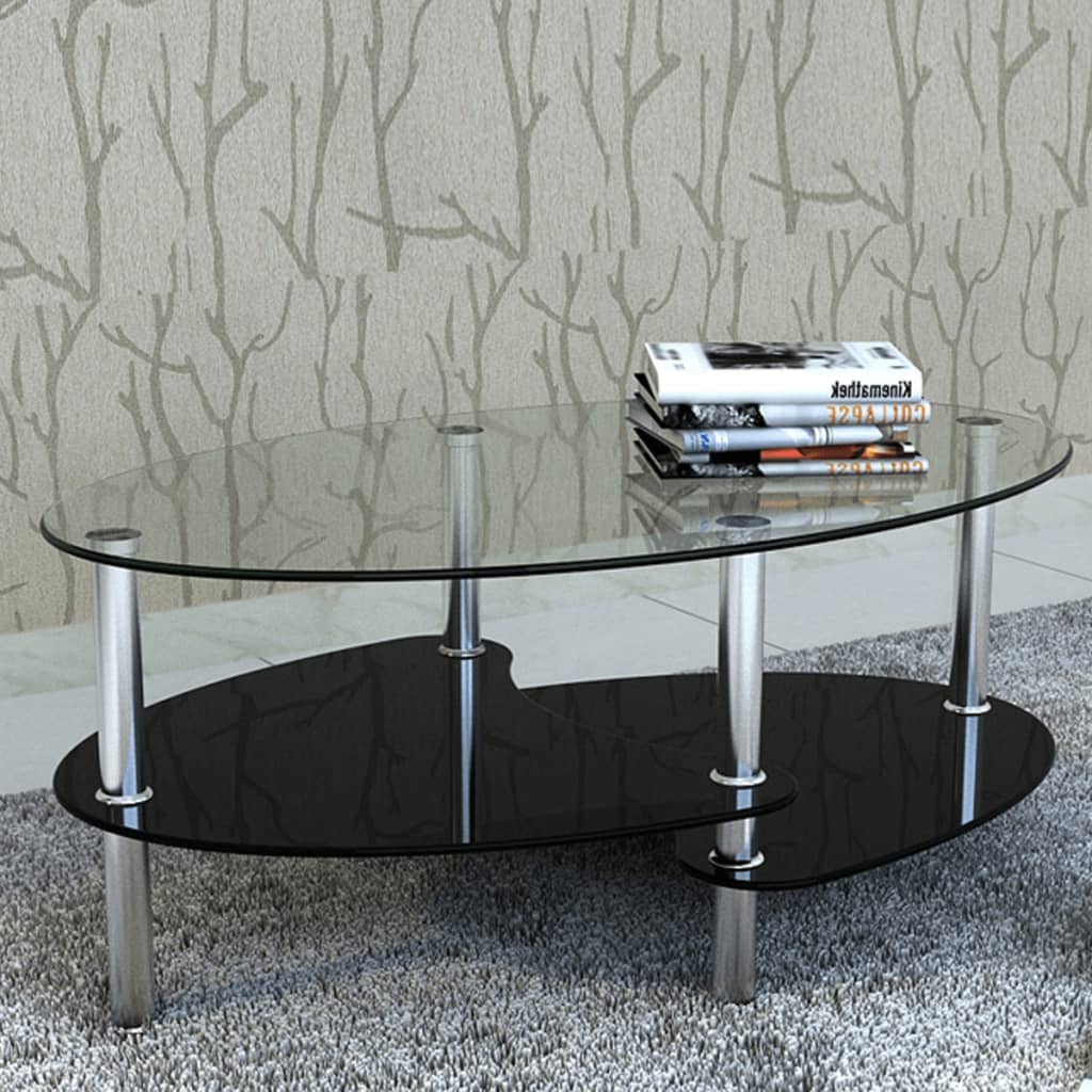 Table basse avec design exclusif Noir