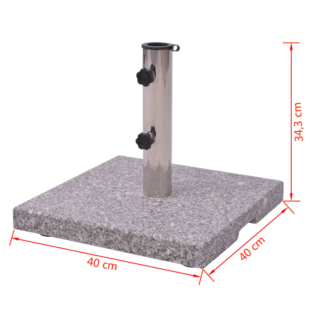 Socle de parasol en granite 20 kg