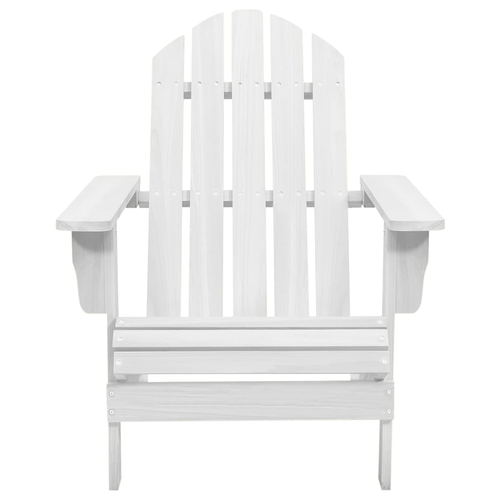 Chaise de jardin bois blanc