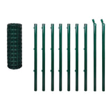 Euro steel fence 10x1.0 m green