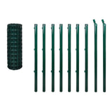 Euro steel fence 10x1.5 m green