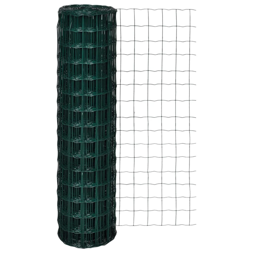 Euro Steel Fence 10 x 1.5 m Green