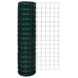 Euro Steel Fence 10 x 1.5 m Green