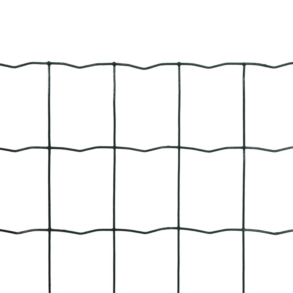 Clôture euro Acier 10 x 1,2 m Vert