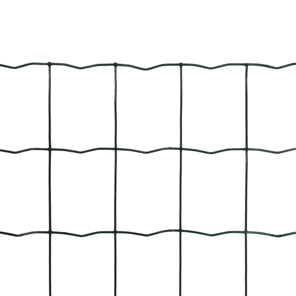 Euro Steel Fence 10 x 1.5 m Green