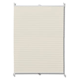 Pleated blind 90x125 cm Cream